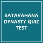 Satavahana Dynasty Quiz test in telugu
